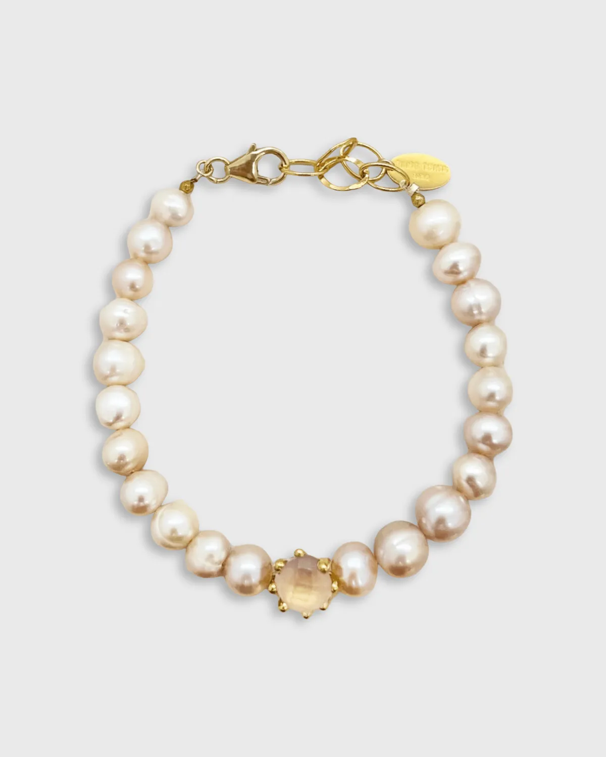 Elise Tsikis Dehani bracelet vert pierres naturelles onyx