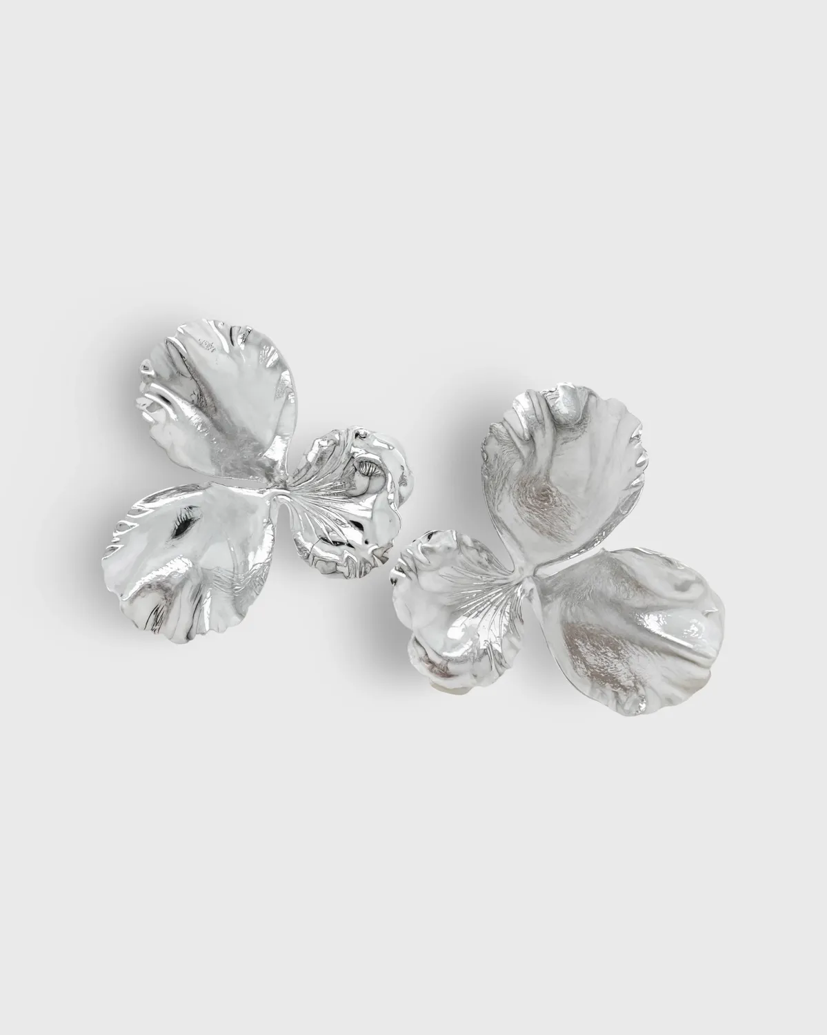 Elise Tsikis Pensée Medium boucles fleur dorée