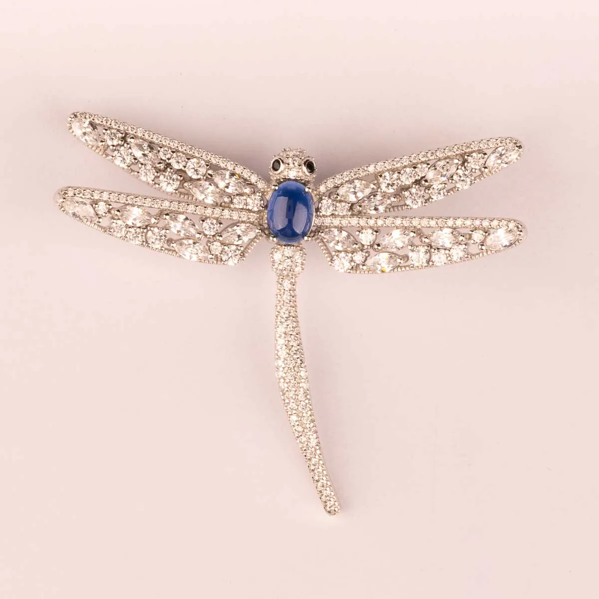 ULTIMA EDIZIONE Libellule ovale broche couleur