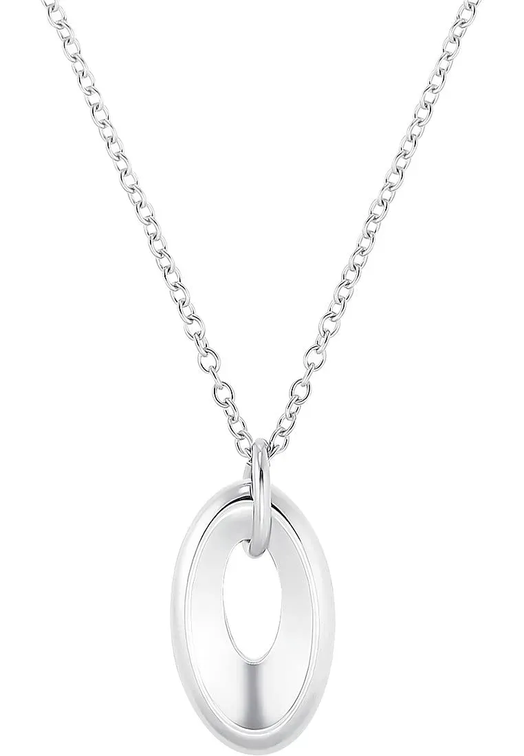 s.Oliver 2034811 collier pendentif acier 50+5 cm