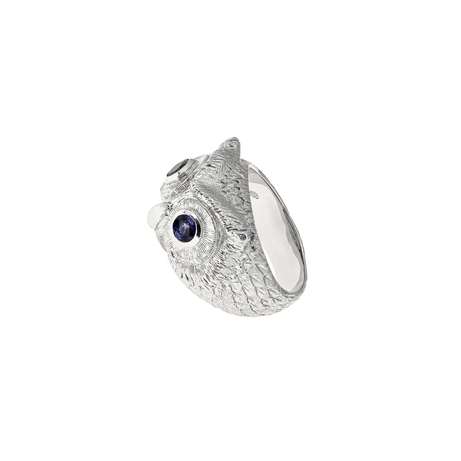 Lorella Tamberi Canal Artemis Eagle Owl bague iolite