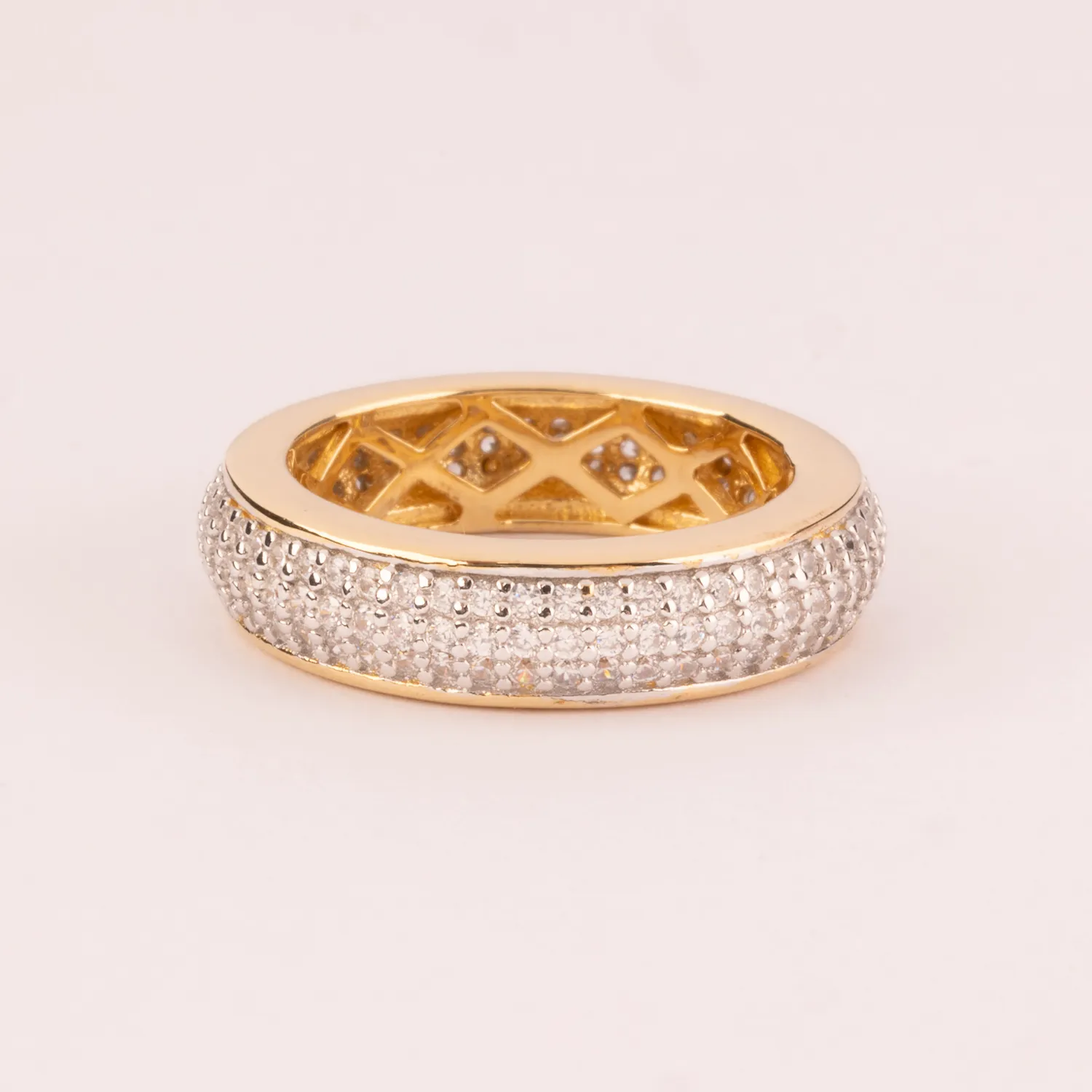 Ultima Edizione Fede alliance 5 mm pavé complet zircons