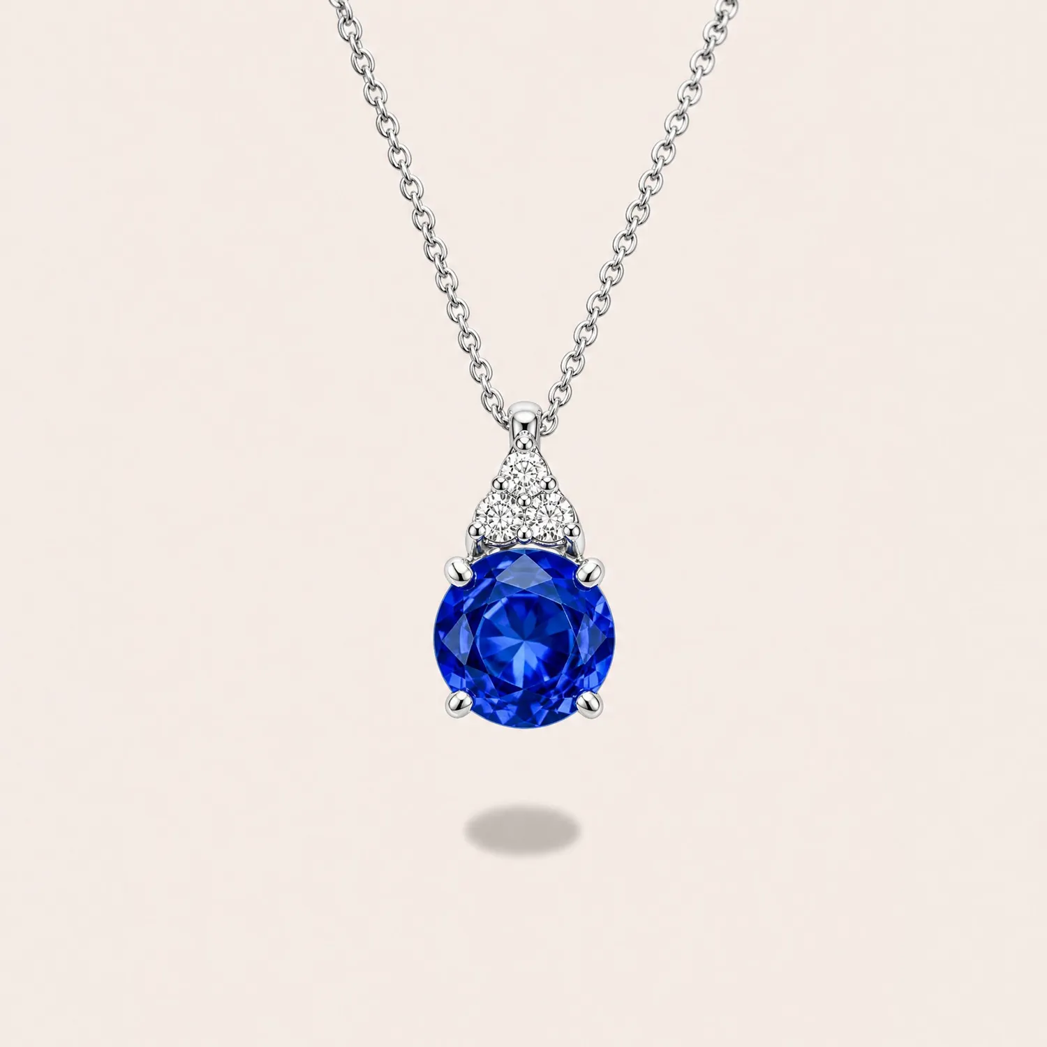 Ultima Edizione double pierre small rond pendentif