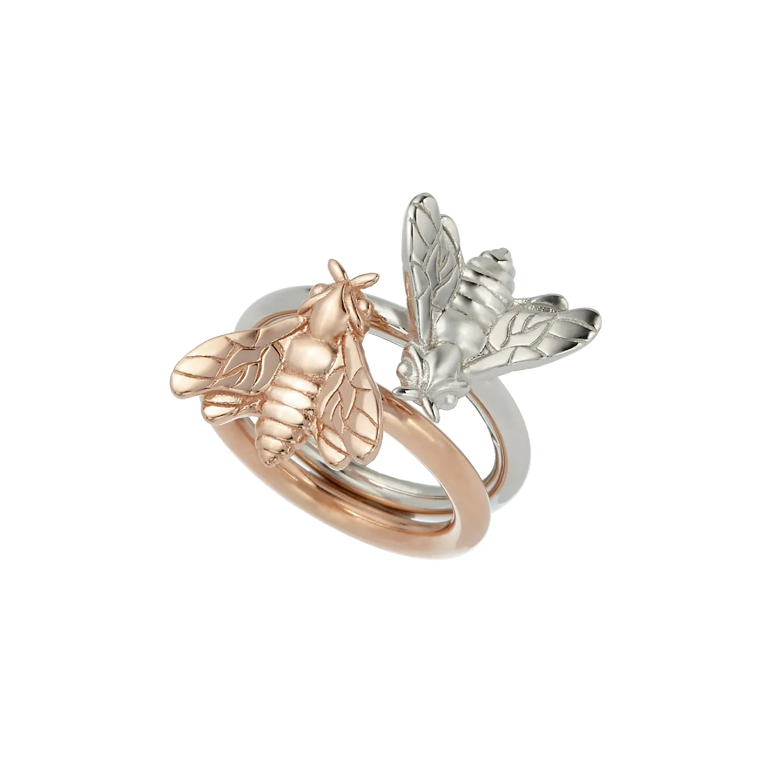 Lorella Tamberi Canal Bee Queen bague abeille taille 13 rosé