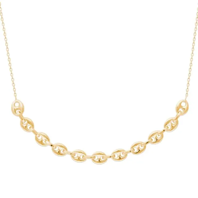 Oriana France Imany collier plaqué or grain de café