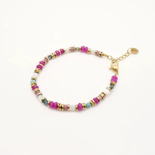 Cloralys Aria bracelet perles naturelles 15 cm
