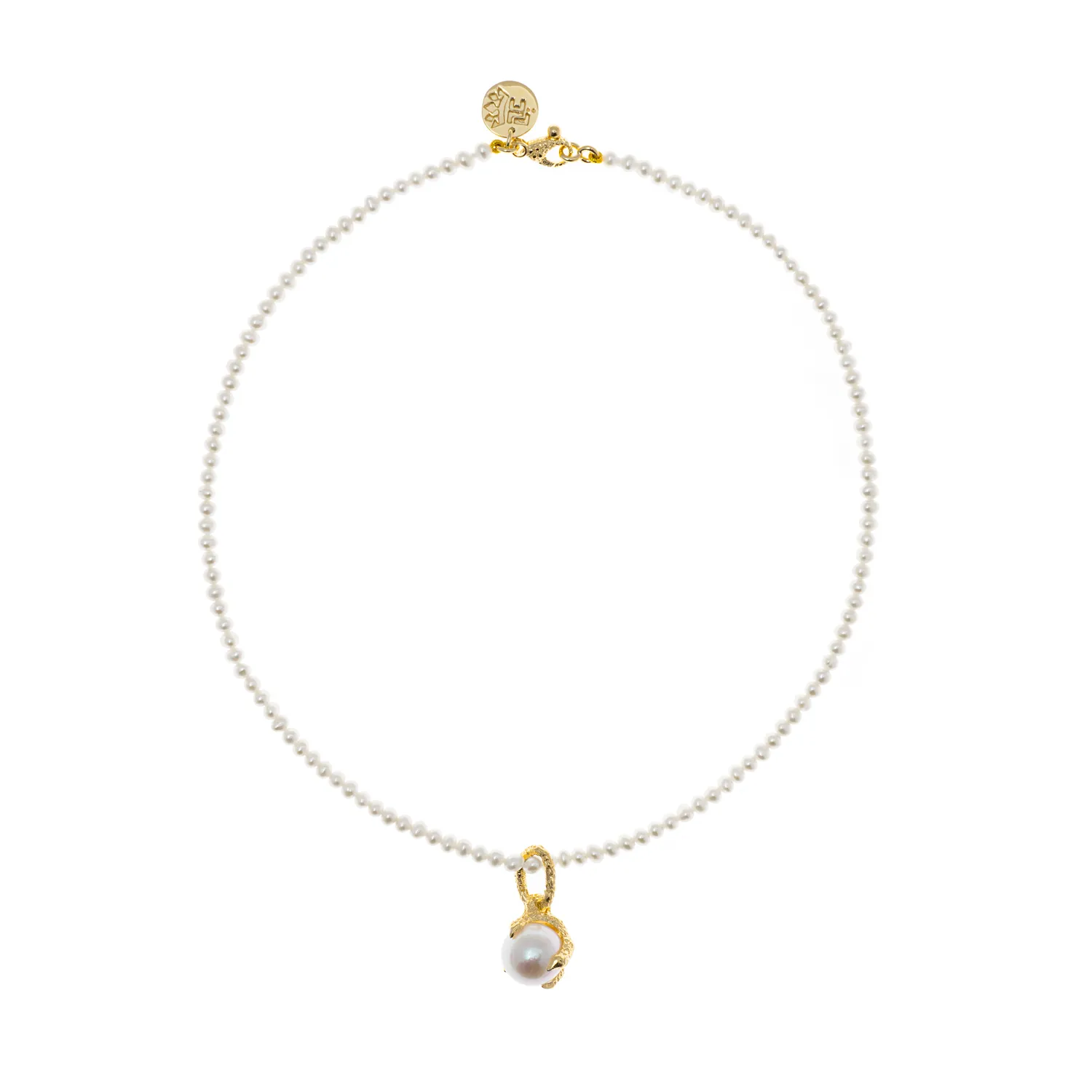 Lorella Tamberi Canal Artemis Talon collier perles 42 cm