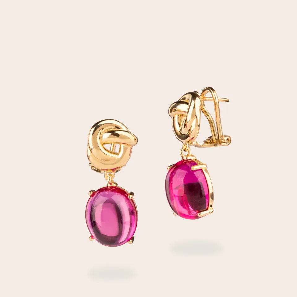 ULTIMA EDIZIONE Nodo Cabochon boucles nœud pierre