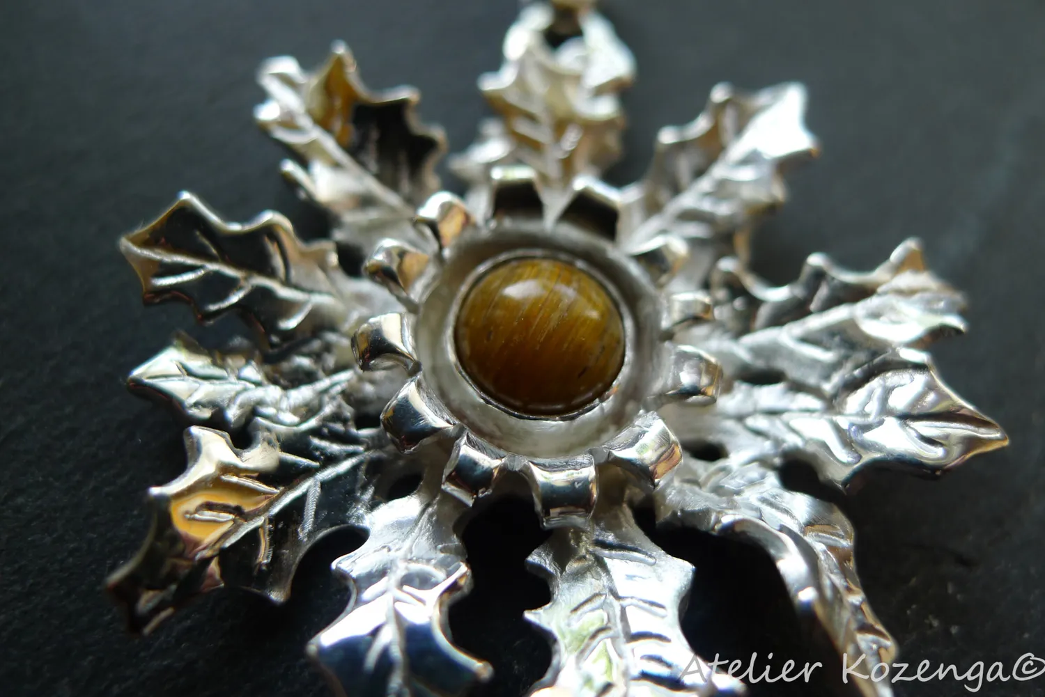 L'Atelier Kozenga Cardabelle II pendentif argent 950