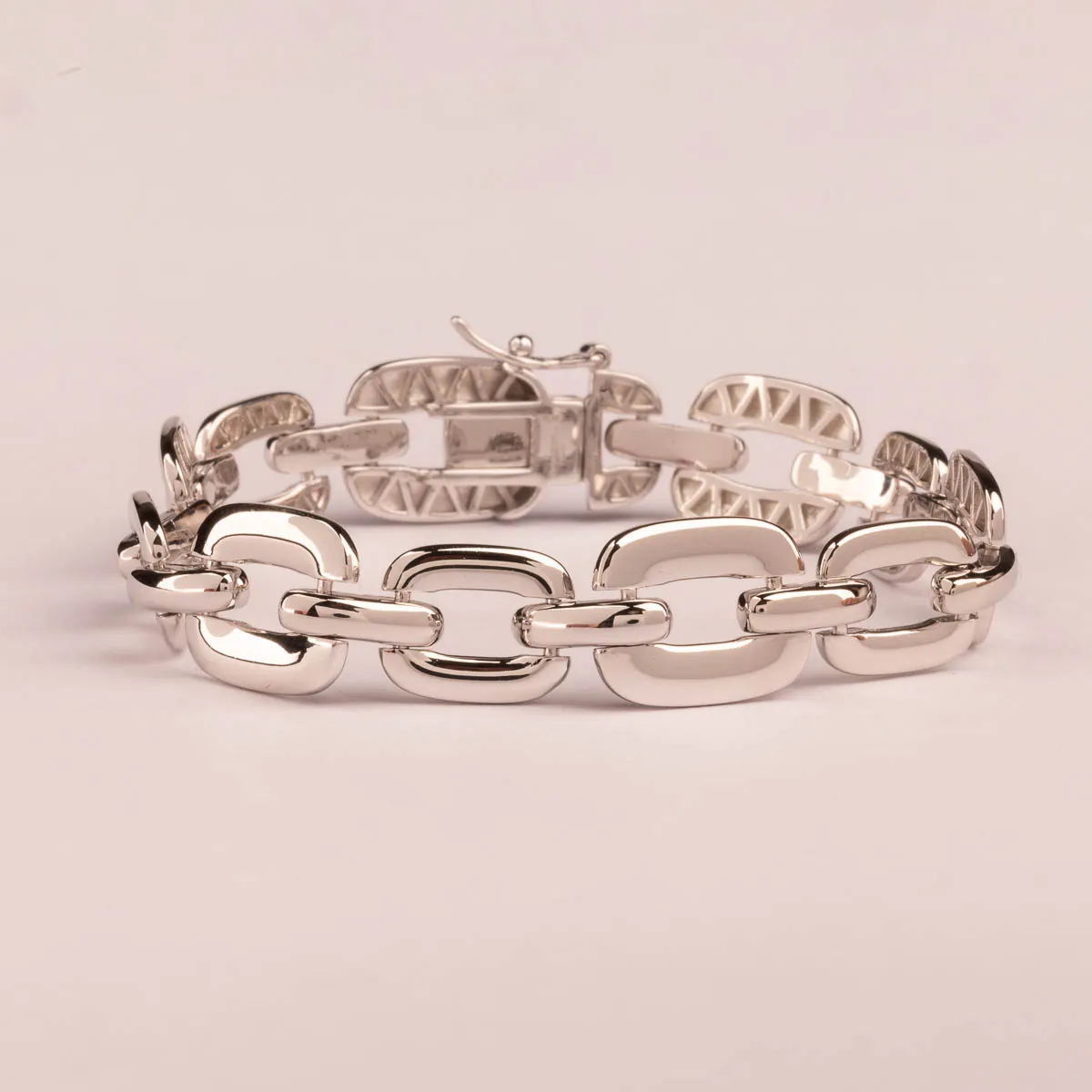 Ultima Edizione bracelet chaîne géométrique lisse