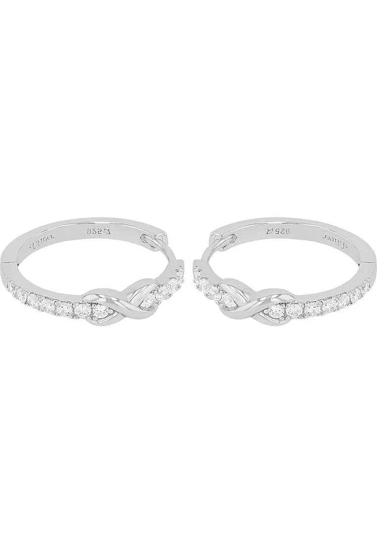 s.Oliver 2034966 boucles d'oreilles argent femme