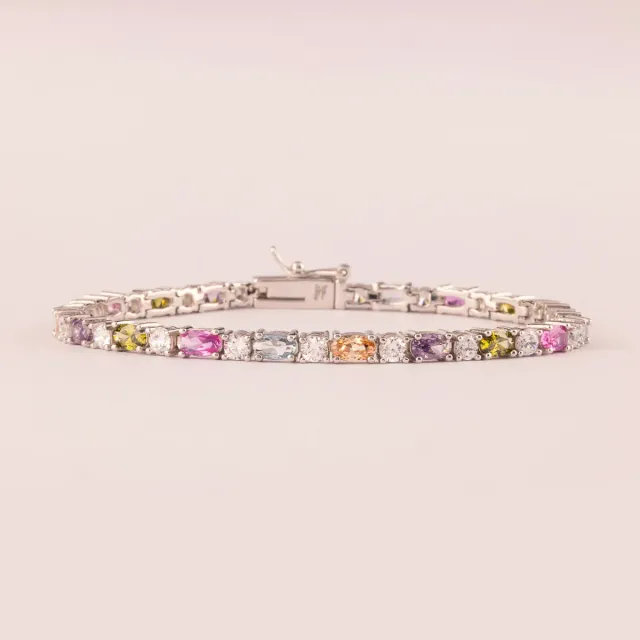 ULTIMA EDIZIONE tennis mini ovales couleur bracelet