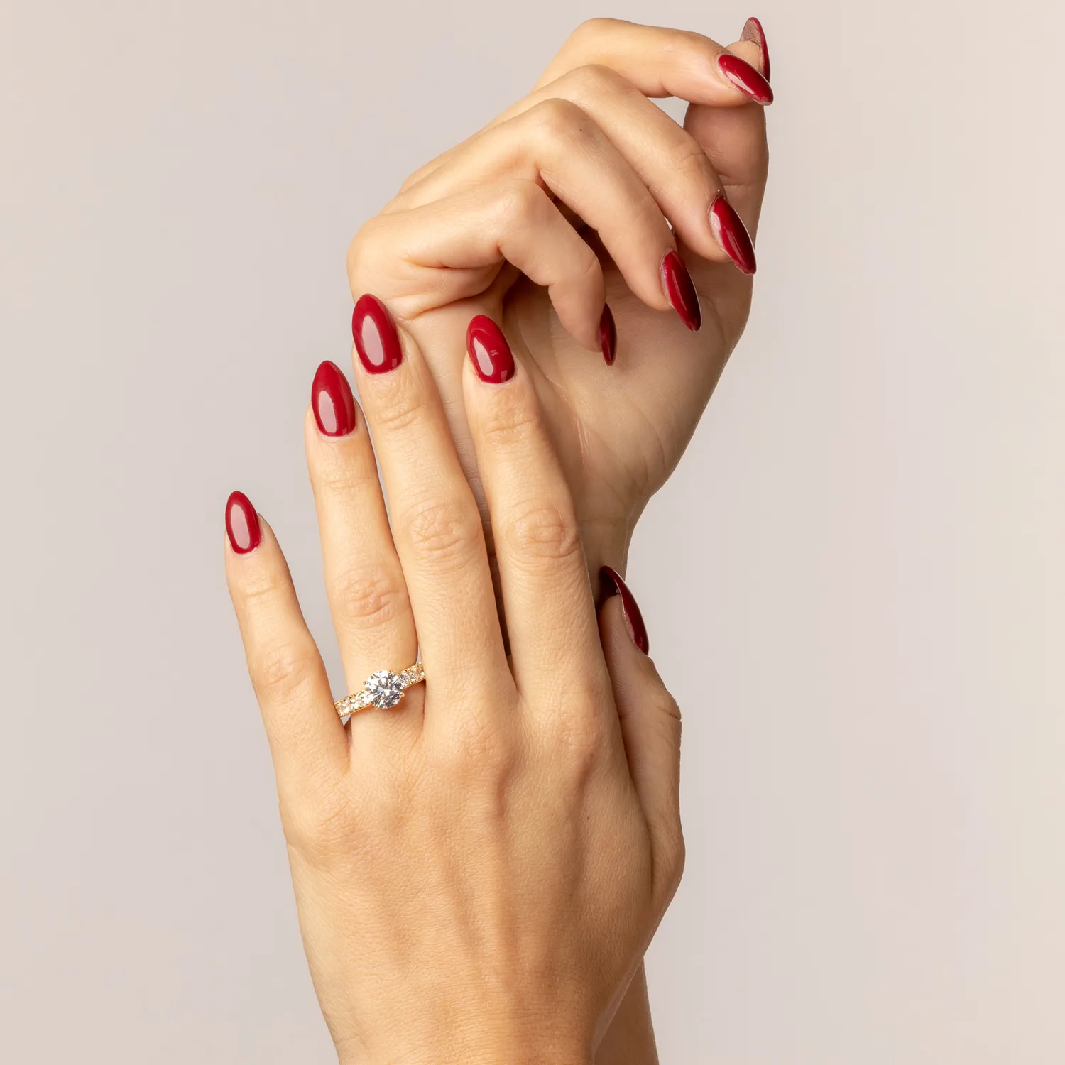 Ultima Edizione Fede Solitaire Brillant 8 mm bague tour complet