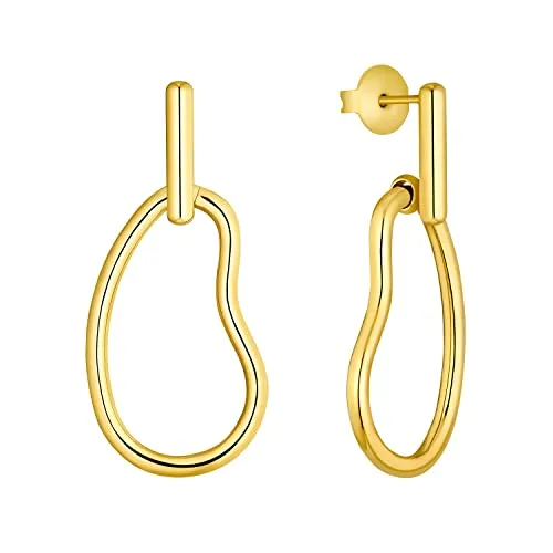 s.Oliver 2034928 boucles d'oreilles dorées acier