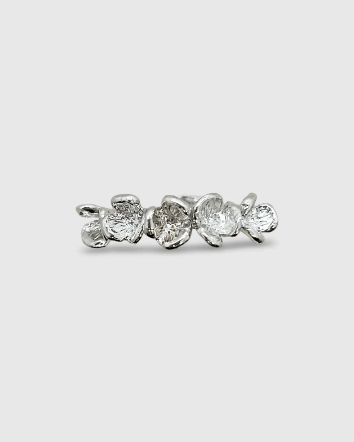 Elise Tsikis Jamne bague fleur or jaune ajustable