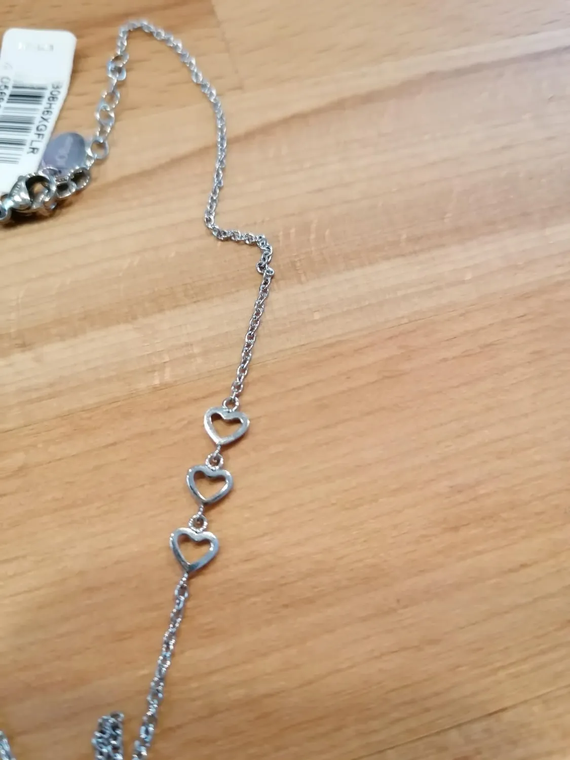 s.Oliver Collier Fille Cœur Acier 37+3 cm 2028446
