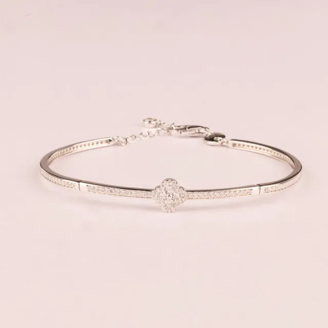 Ultima Edizione Fiore bracelet rigide fleur blanche