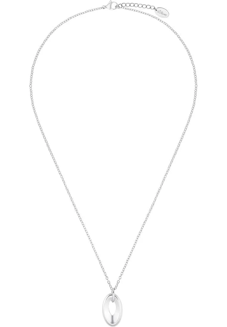 s.Oliver 2034811 collier pendentif acier 50+5 cm