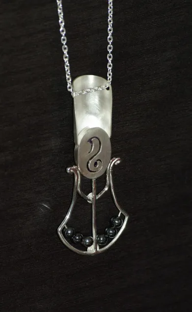 L'Atelier Kozenga Derviche pendentif argent améthyste