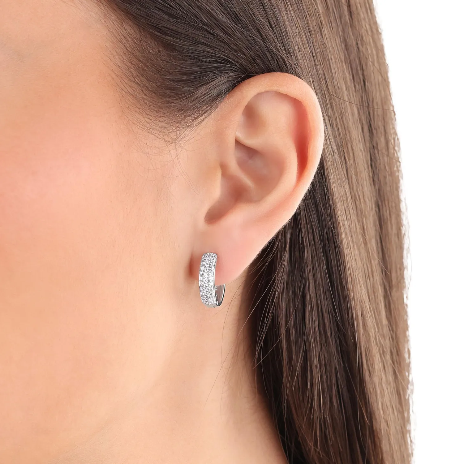 s.Oliver Classique boucles d’oreilles argent 925 classique