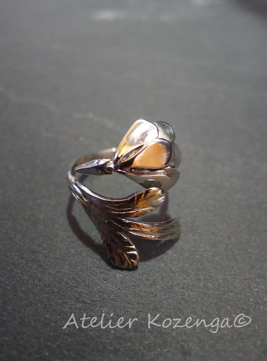 L'Atelier Kozenga Huppé bague argent oiseau