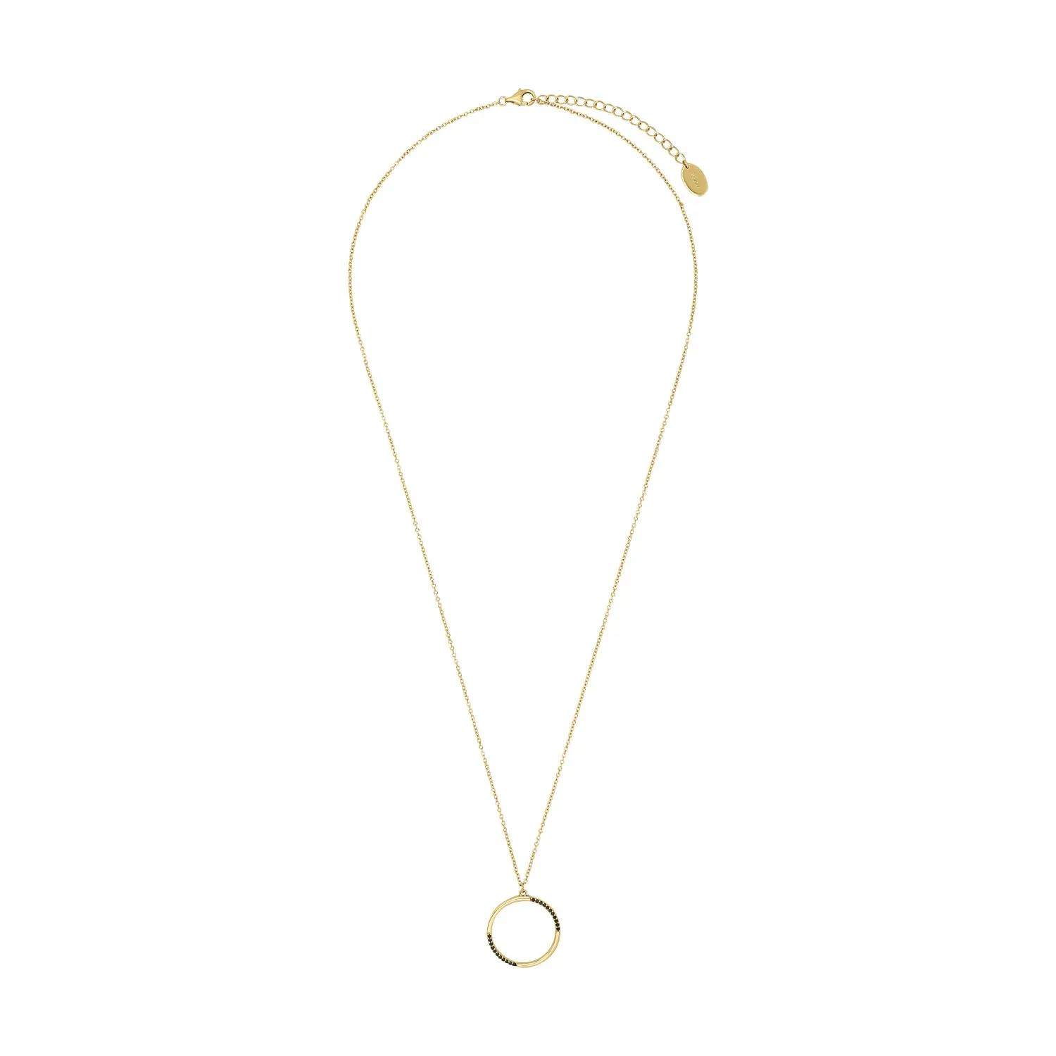 s.Oliver bague femme argent 925 zircon noir