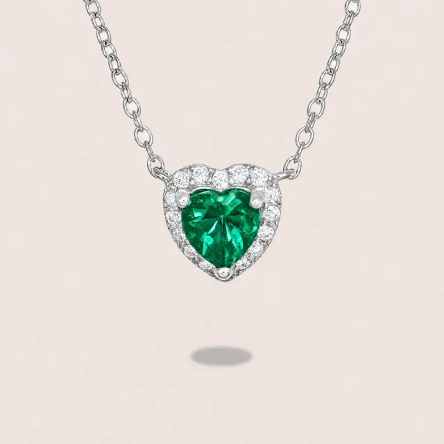 Ultima Edizione micro coeur pendentif pavé couleur
