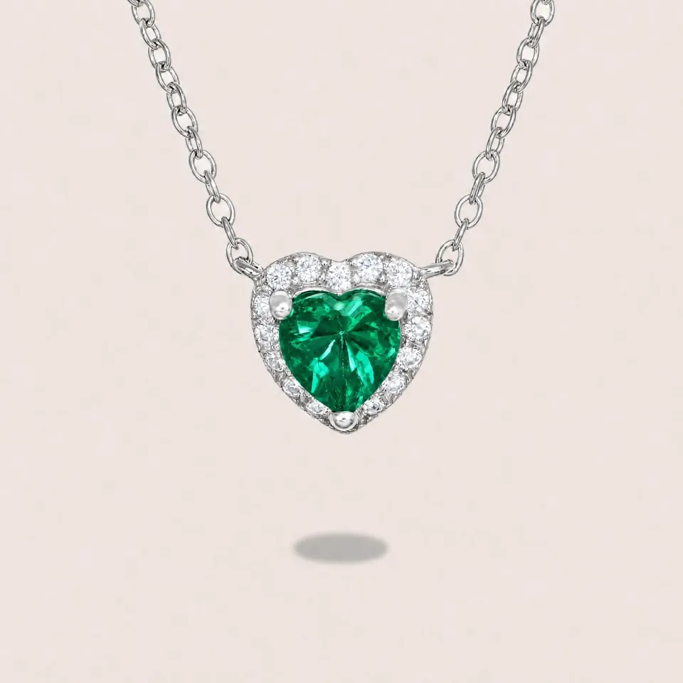 Ultima Edizione micro coeur pendentif pavé couleur