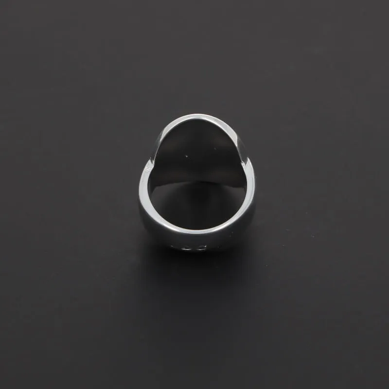 Secret de Cuir N°607 bague vierge plaqué argent