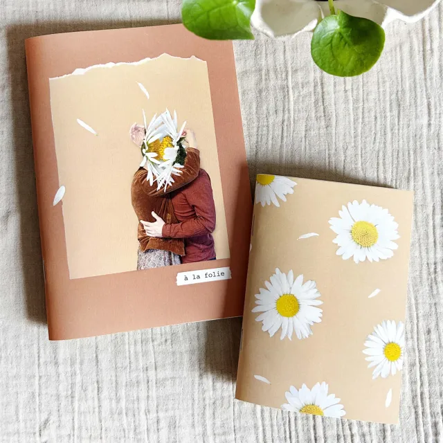 Elise Tsikis À la folie carnet duo A5+A6 ligné