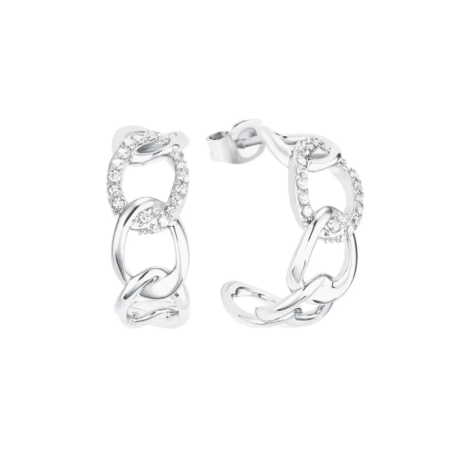s.Oliver 2028500 créoles argent 925 zircon 2 cm