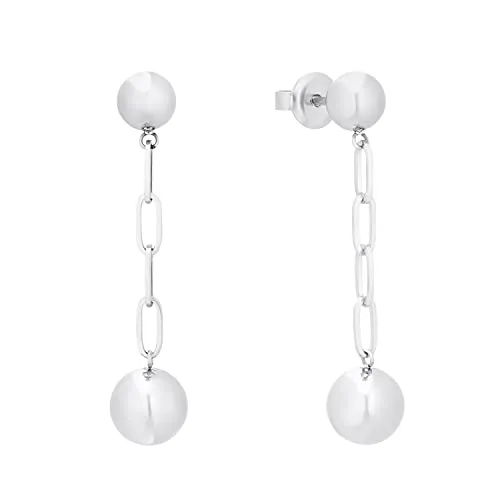 s.Oliver 2031476 boucles d’oreilles acier argenté 0,8 cm