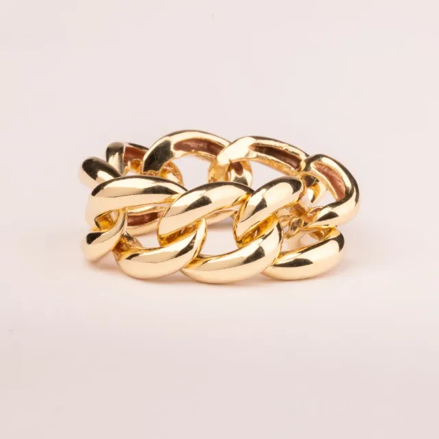 Ultima Edizione Groumette Liscia bague maille souple