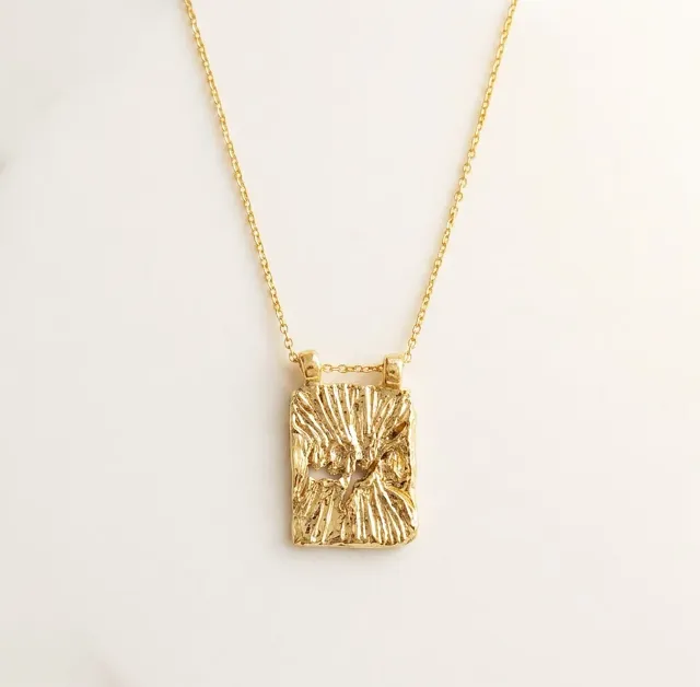 Elise Tsikis Tigani collier Yaya doré 40 cm