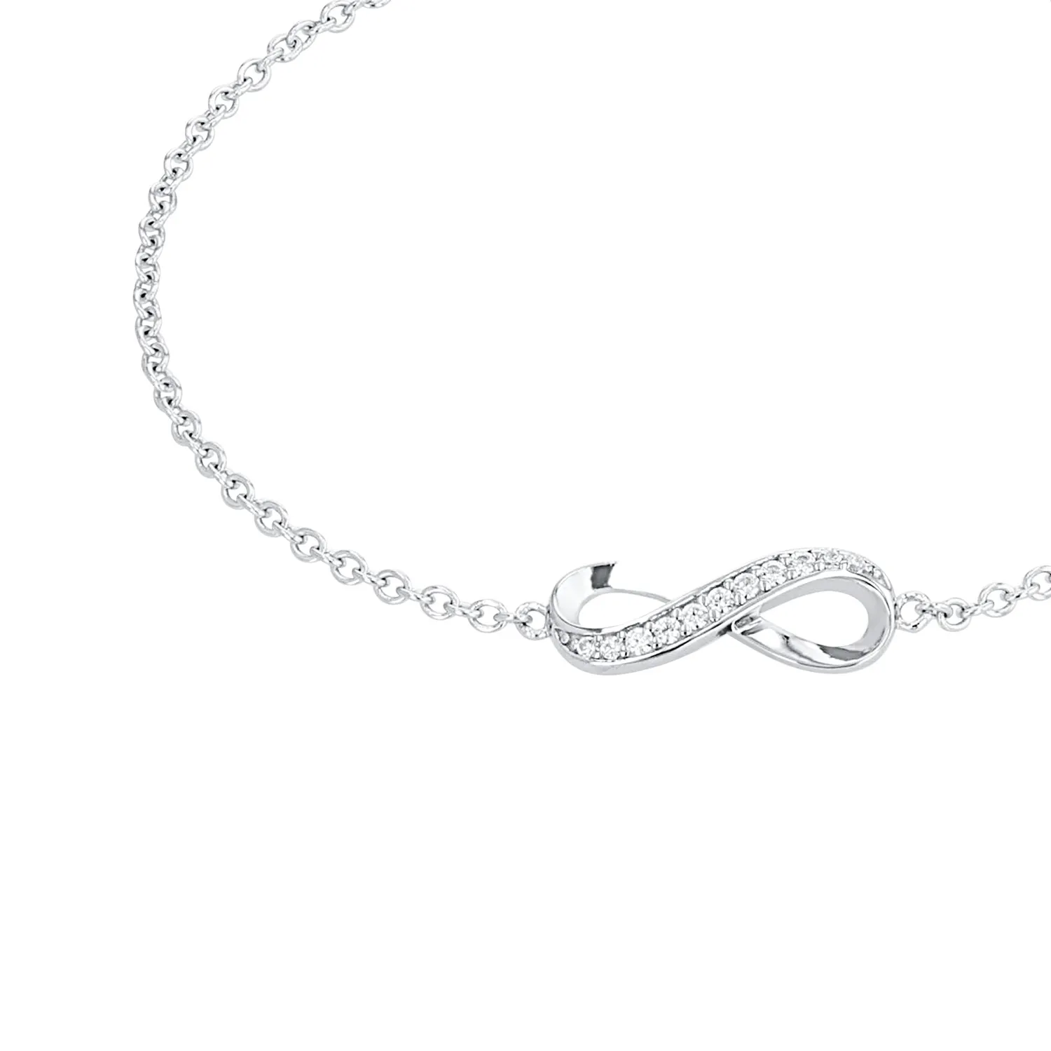 s.Oliver Infinity Groß bracelet argent zircon 17-19 cm