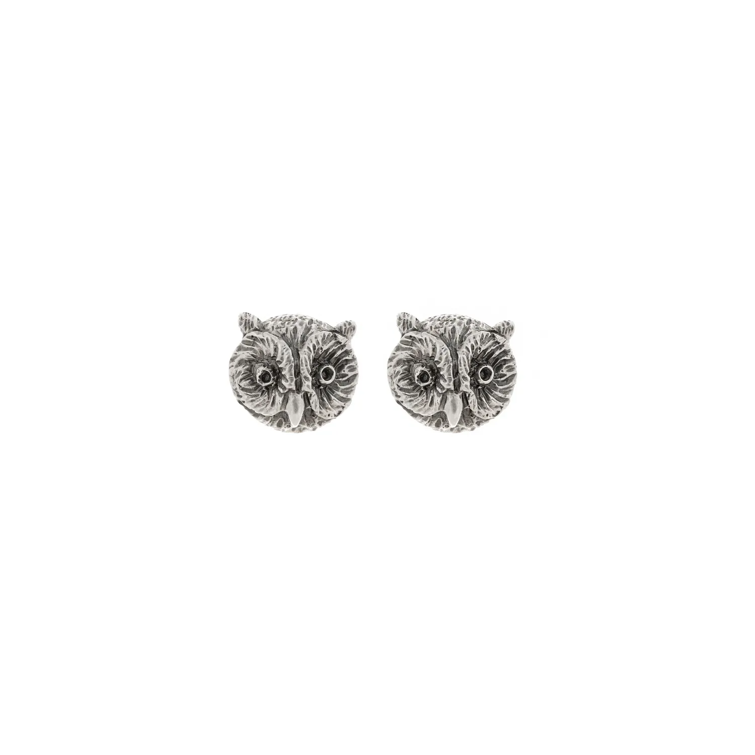 Lorella Tamberi Canal Artemis hibou boucles d’oreilles argenté