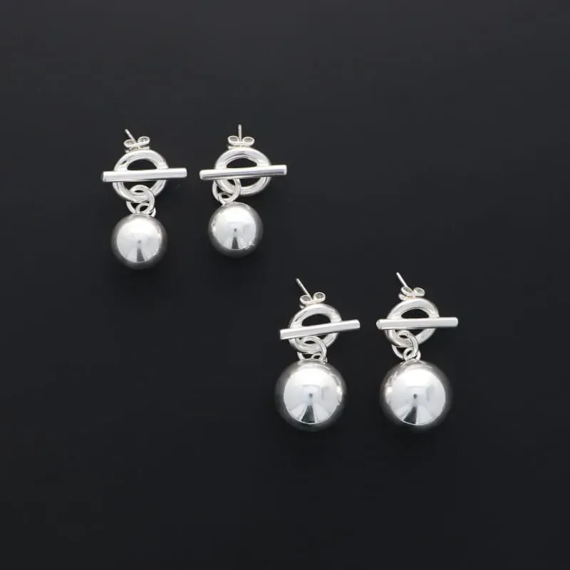 Secret de Cuir N°902 boucles boule plaqué argent