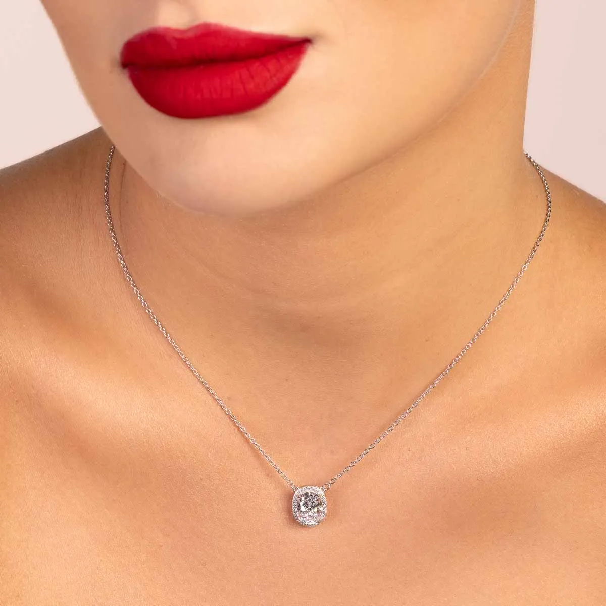 Ultima Edizione Centrale Ovale collier blanc