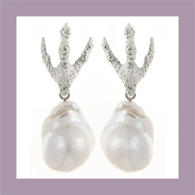 Lorella Tamberi Canal Artemis Talon boucles perle baroque