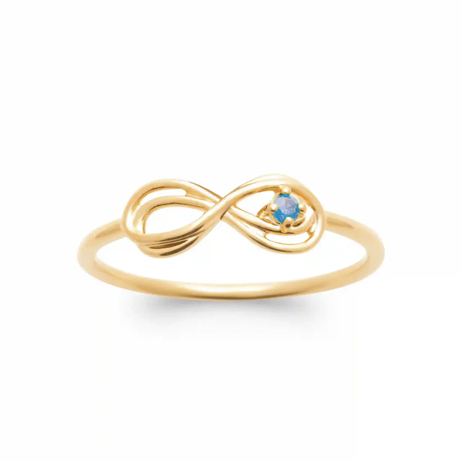 Oriana France infini bague plaqué or pierre turquoise