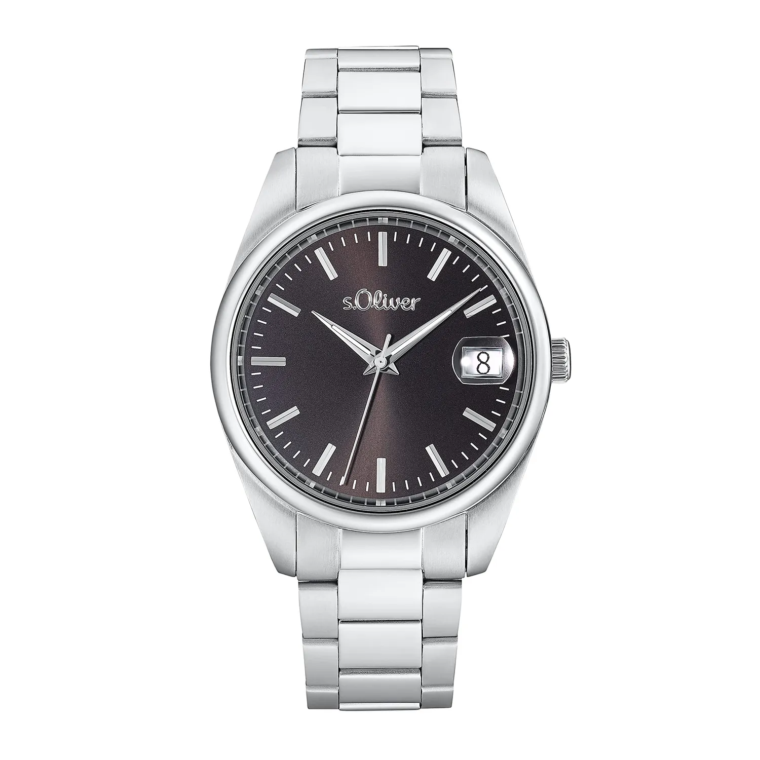 s.Oliver Montre homme acier doré cadran vert quartz