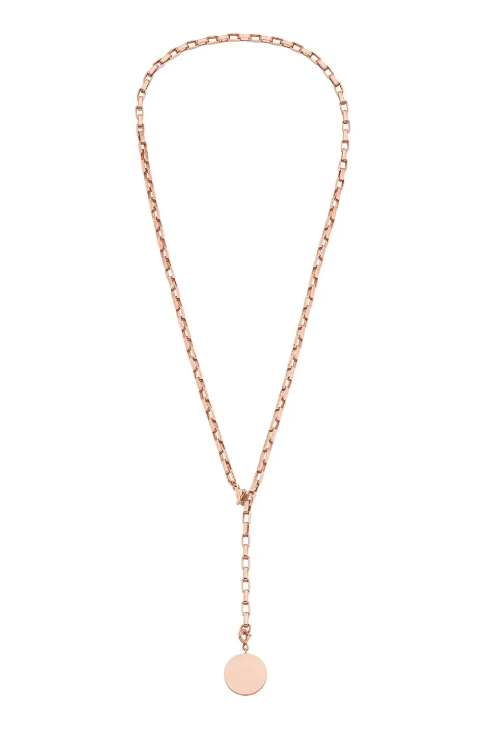 s.Oliver 2028465 collier acier pièce rosé 50 cm