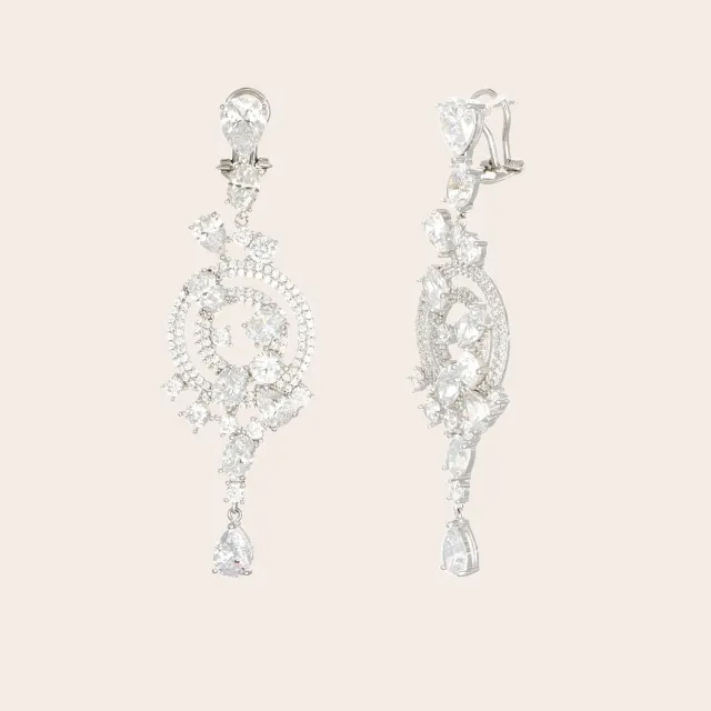 Ultima Edizione Cascata Grappolo boucles pavé