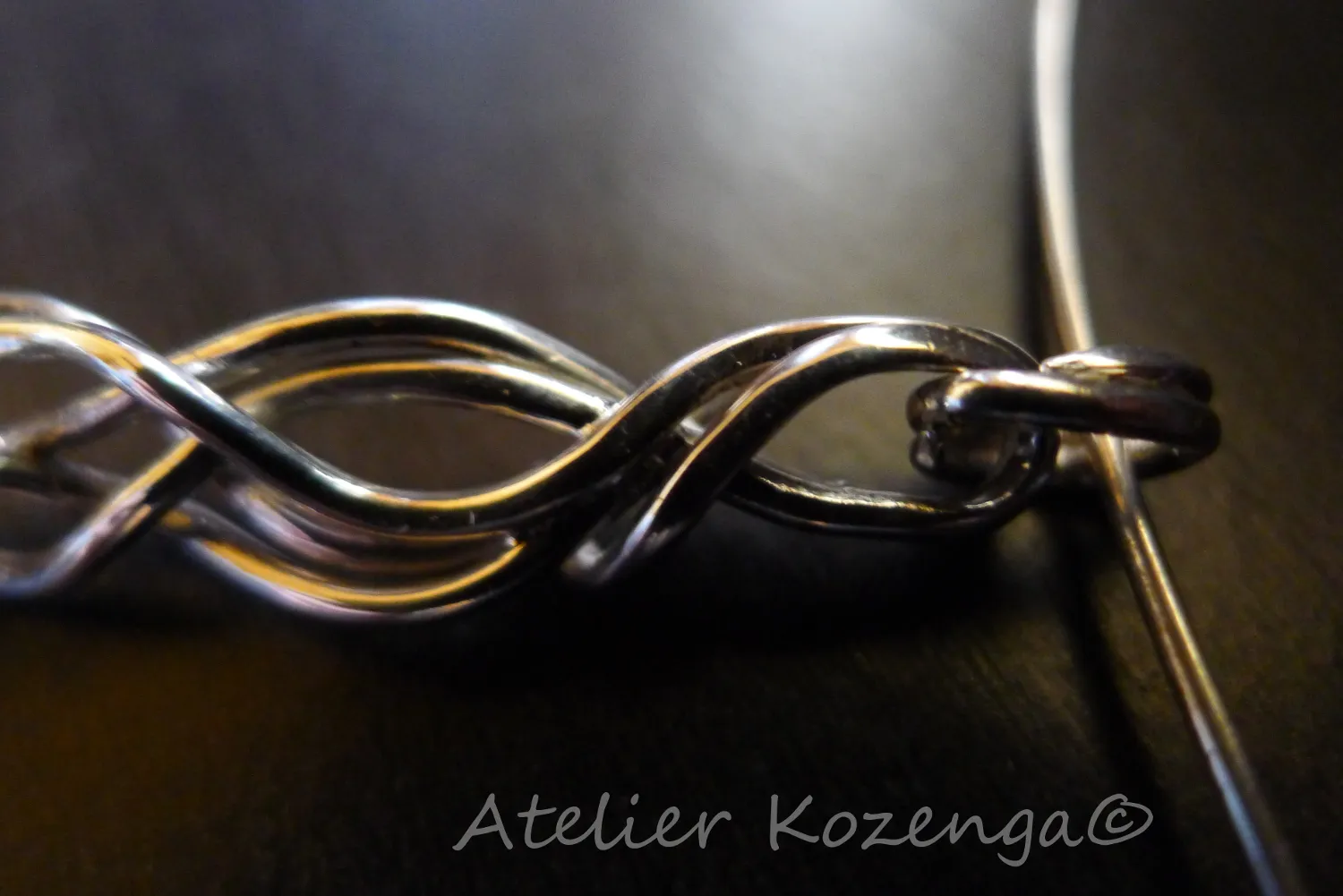 L'Atelier Kozenga Grenat pendentif argent grenat brut