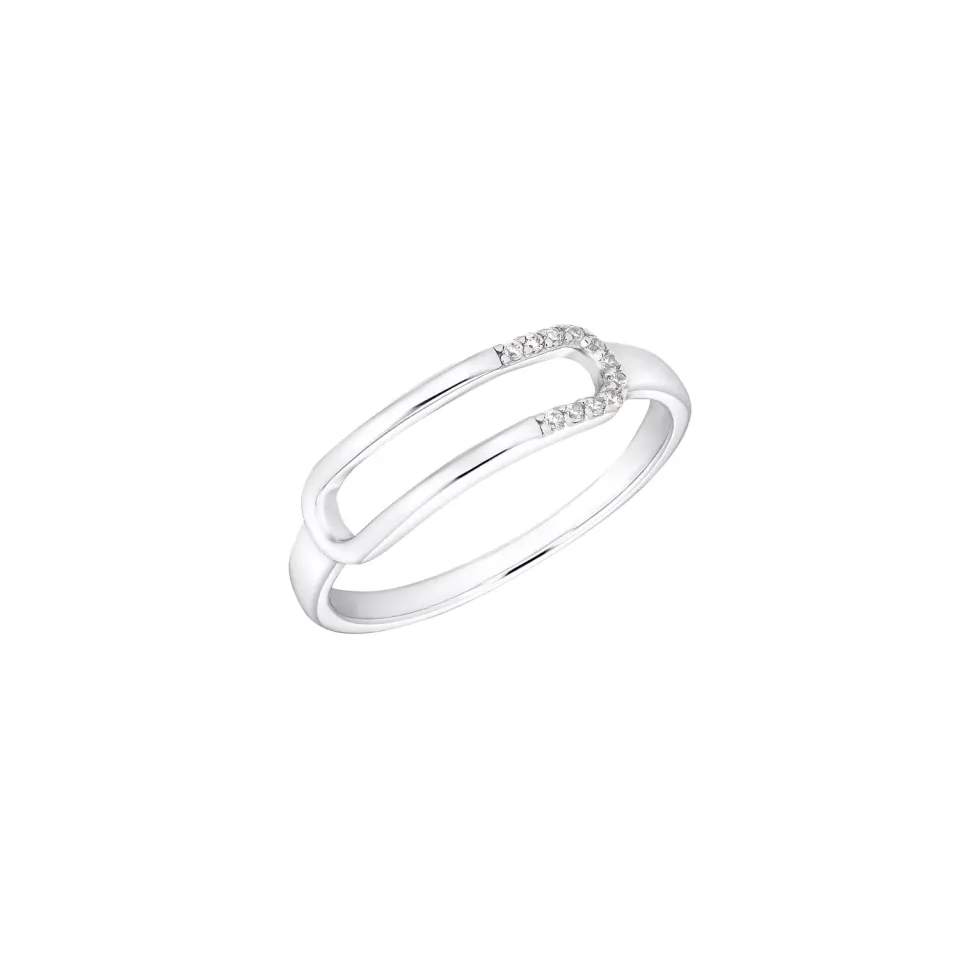 s.Oliver 2034857 bague argent zircone taille 56