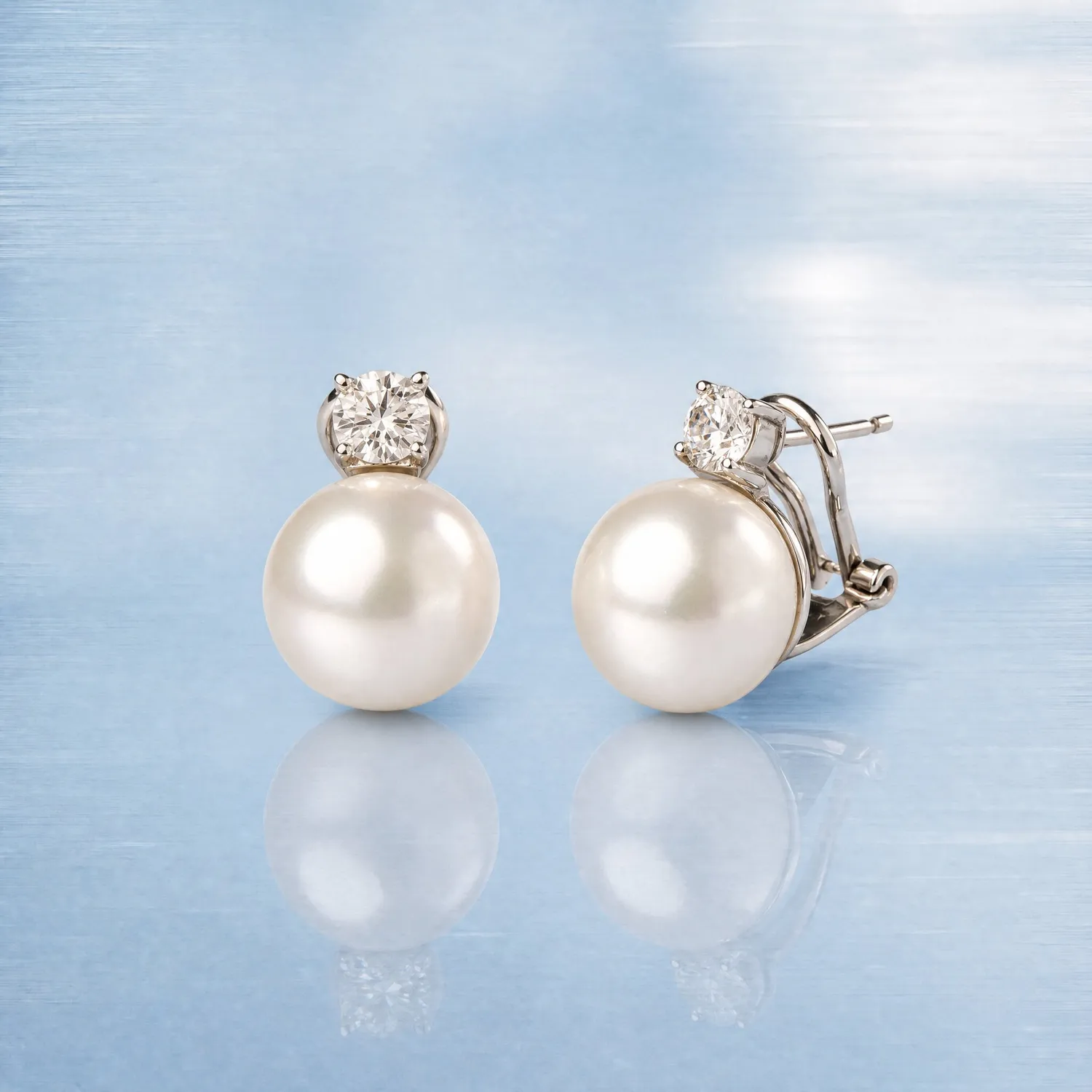 Ultima Edizione Zircone Perle boucles d'oreilles perle