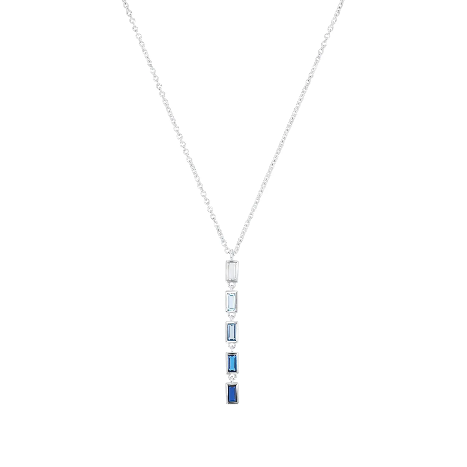 s.Oliver Collier Femme Argent 925 Ancre Zircone