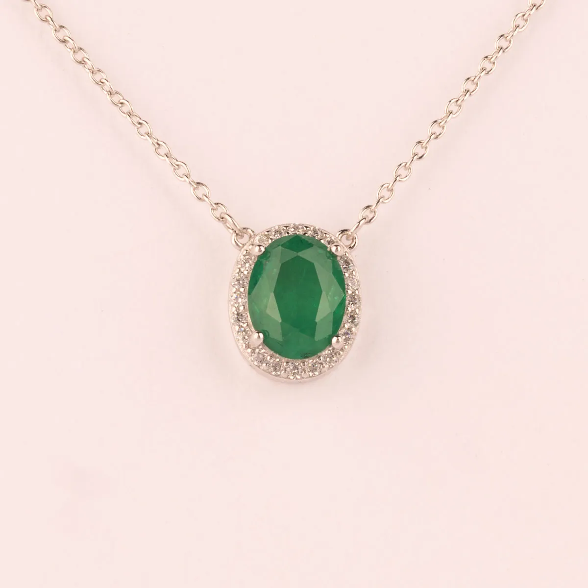 ULTIMA EDIZIONE centrale ovale couleur collier pendentif doré