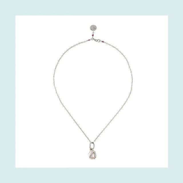Lorella Tamberi Canal Artemis Talon collier perle zircons