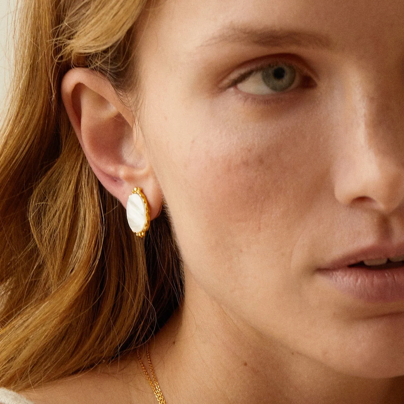 Elise Tsikis Kachina Panagia boucles turquoise